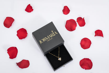 Jormaria™  14 Ayar Altın Kaplama Hearts Kolye