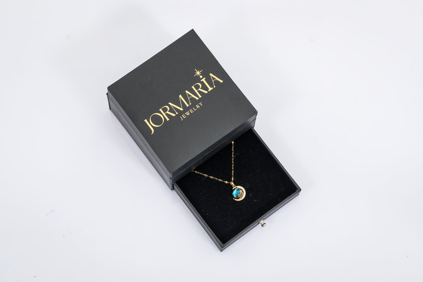 Jormaria™  14 Ayar Altın Kaplama Gökyüzü Kolye