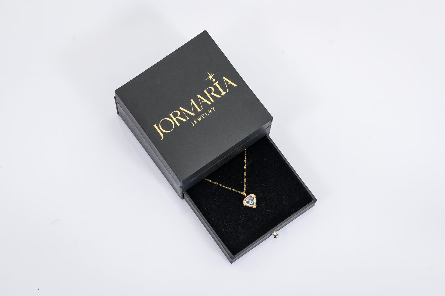 Jormaria™  14 Ayar Altın Kaplama Hearts Kolye