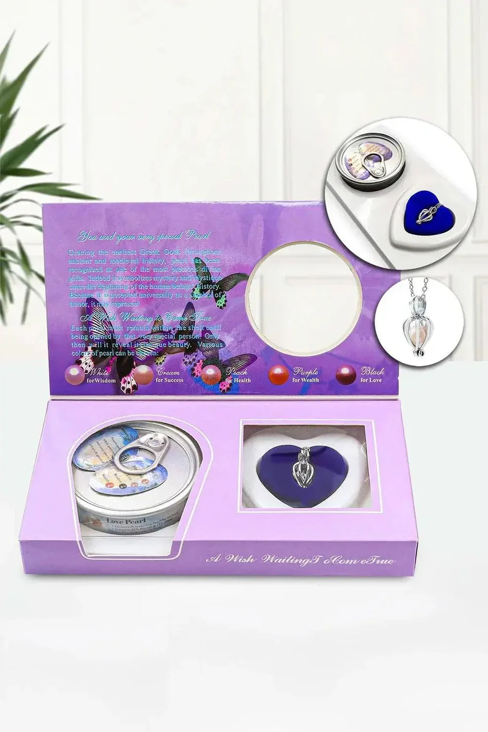 Jormaria™ Canlı İstiridye İnci Kafesli Kolye