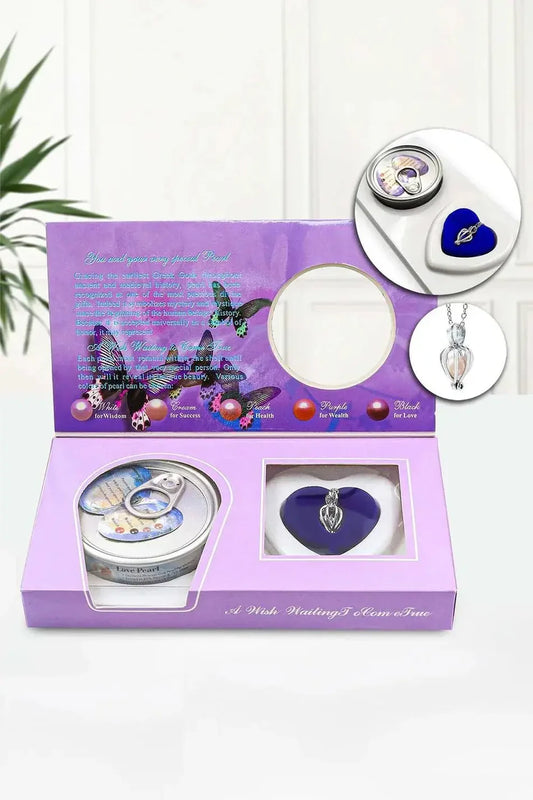 Jormaria™ Canlı İstiridye İnci Kafesli Kolye