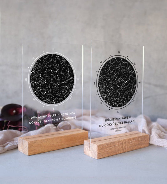 Jormaria™ Gökyüzü Yıldız Haritası