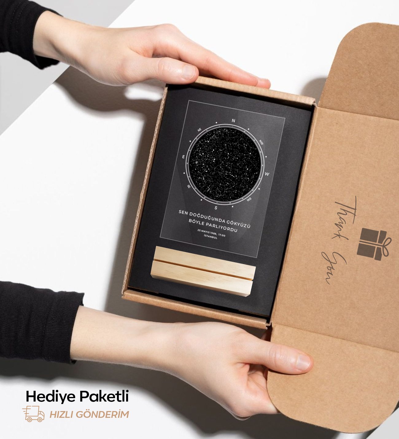 Jormaria™ Gökyüzü Yıldız Haritası