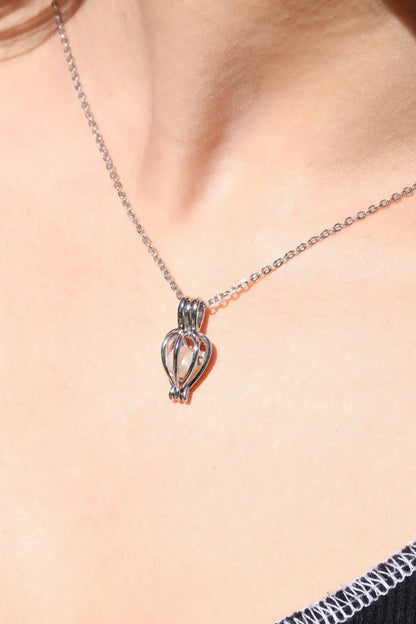 Jormaria™ Canlı İstiridye İnci Kafesli Kolye